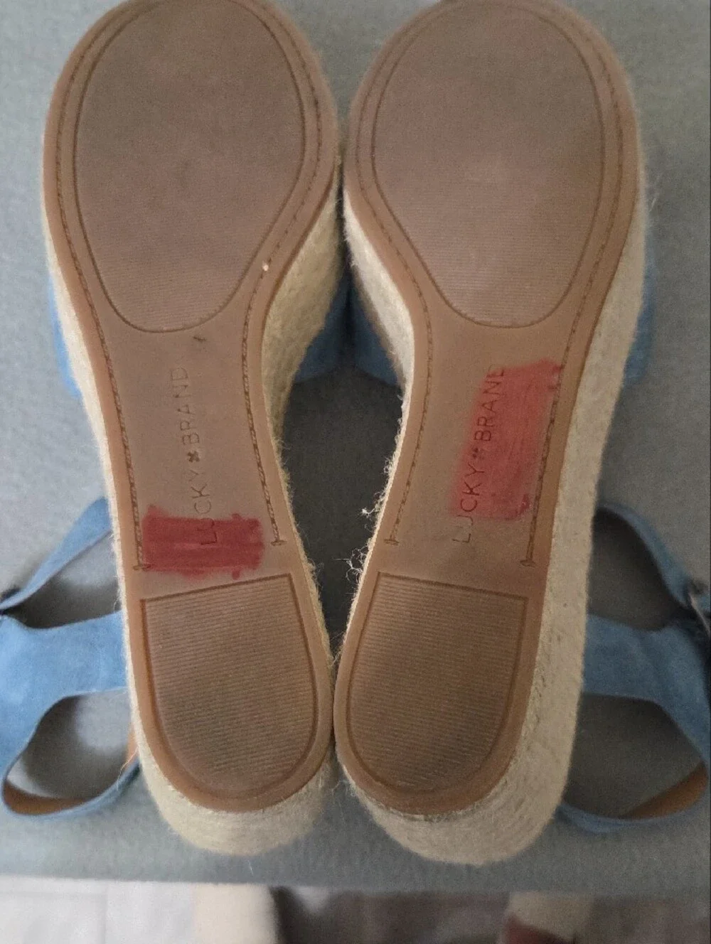 Lucky Brand Light Blue Leather 3